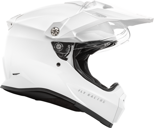 Fly Racing Trekker Solid Helmet - White