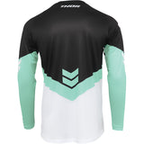 Thor Youth Sector Chev Jersey - Black/Mint