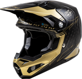 Fly Racing Formula S Carbon Legacy Helmet - Black/Gold