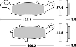 SBS Sintered Brake Pads Rear Road - 920LS-