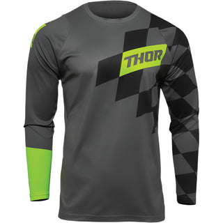 Thor Youth Sector Birdrock Jersey - Grey/Acid