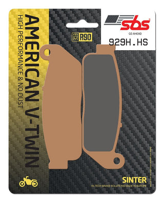 SBS Hd Sintered Brake Pads Front - 929H.HS-