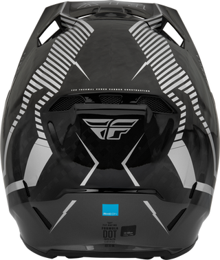 Fly Racing Youth Formula Carbon Tracer Helmet - Silver Black