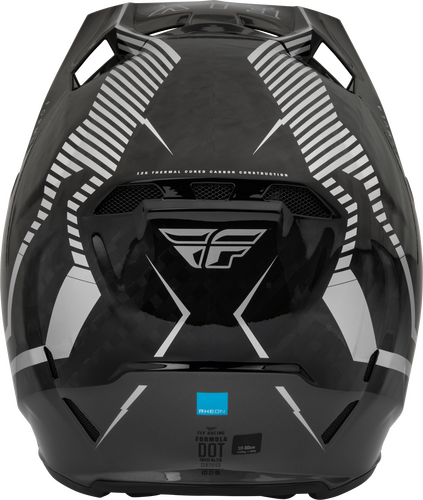 Fly Racing Formula Carbon Tracer Helmet - Silver Black