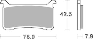 SBS FRICTION - Sinter Front Brake Pads - 947HS-