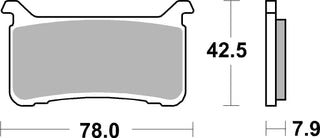 SBS FRICTION - Road Sport & Track Sinter Front Brake Pads - 947RST-