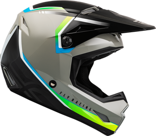 Fly Racing Youth Kinetic Vision Helmet - Grey/Black