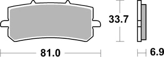 SBS FRICTION - Road Sport & Track Sinter Front Brake Pads - 962RST-