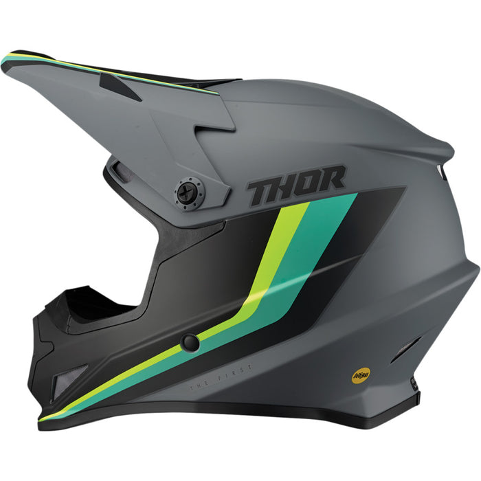 Thor Sector MIPS Runner Helmet - Grey/Teal
