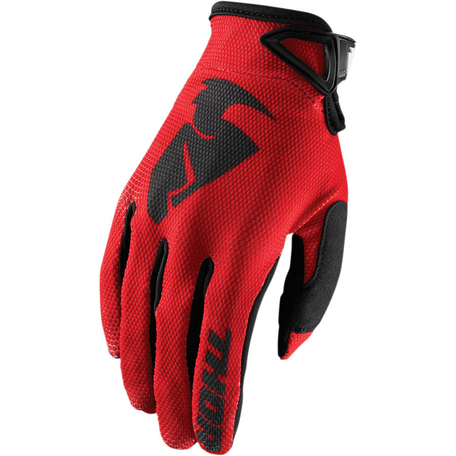 Thor S20Y Youth Sector Gloves - Red
