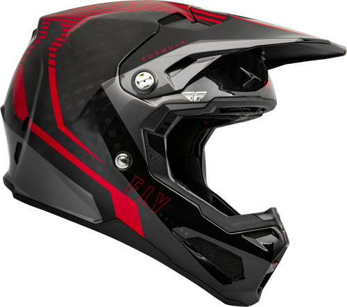 Fly Racing Youth Formula Carbon Tracer Helmet - Red Black