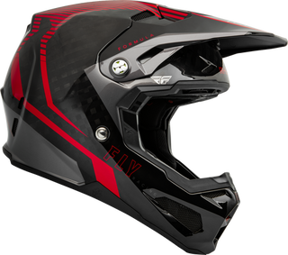 Fly Racing Youth Formula Carbon Tracer Helmet - Red Black