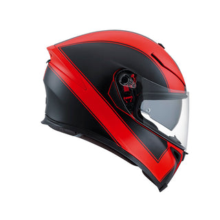 AGV K-5 Enlance Red Matte Black - MotoHeaven