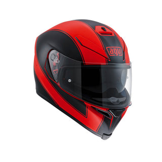 AGV K-5 Enlance Red Matte Black - MotoHeaven