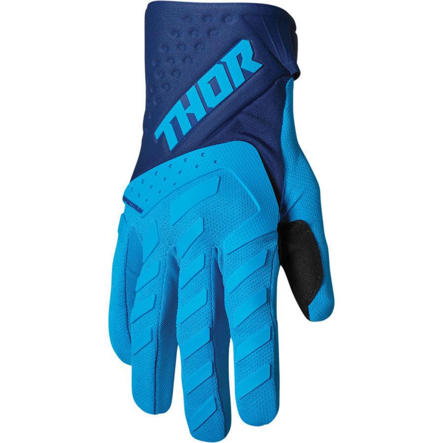 Thor Youth Spectrum Gloves - Blue/Navy