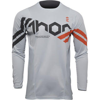 Thor Youth Pulse Cube Jersey - Grey/Orange