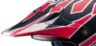 Arai VX-Pro Replacement Helmet Peak Visor - Windham II Bright Red