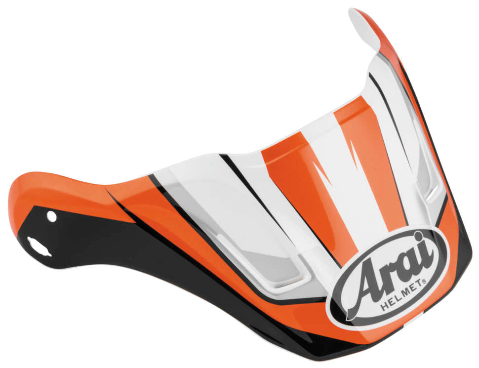 Arai XD-4 Helmet Replacement Peak - Flare Orange