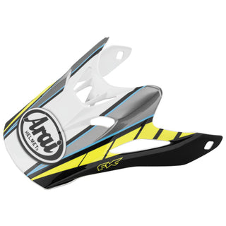 Arai VX-Pro 4 Replacement Helmet Peak - Rumble Yellow