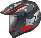 Arai XD-4 Depart Adventure Touring Motorcycle Helmet - Grey/Red