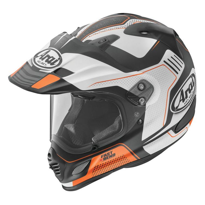 Arai XD-4 Vision Motorcycle Helmet - Orange/White
