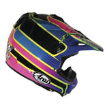 Arai VX-Pro 4 Barcia Frog Motorcycle Helmet -  Blue/Pink/Green
