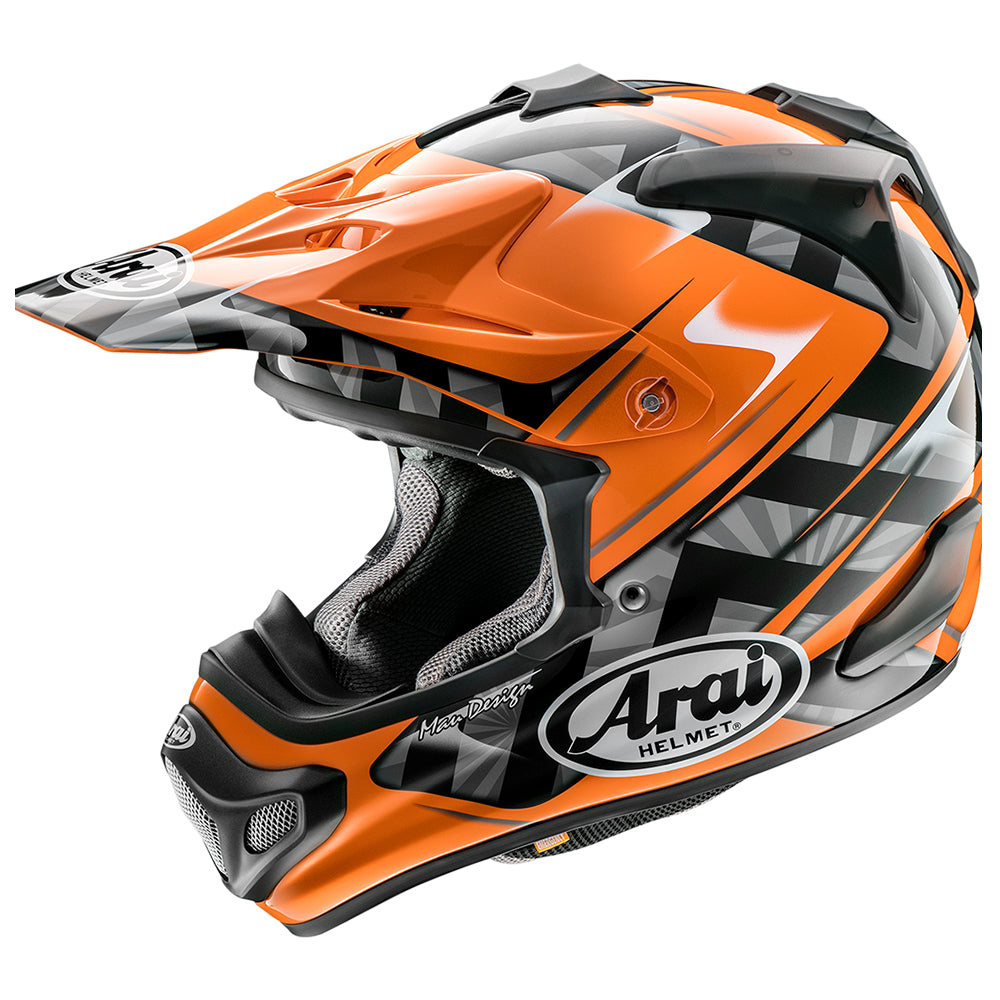Arai VX-Pro 4 Scoop Motorcycle Helmet - Black/Orange