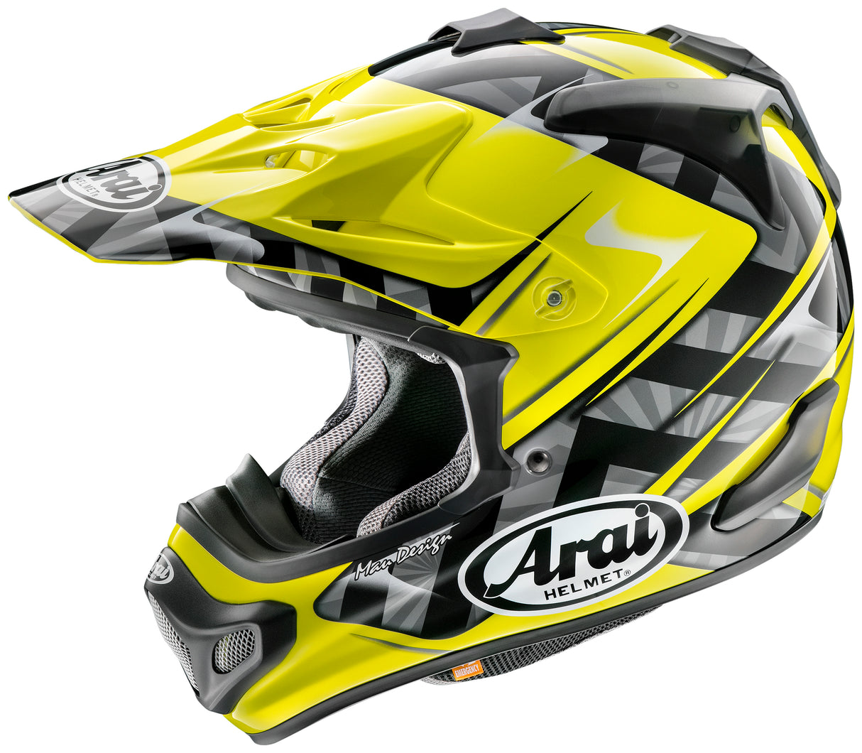 Arai VX-Pro 4 Scoop Motorcycle Helmet - Black/Yellow