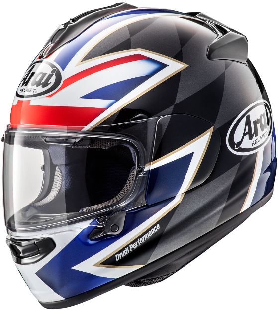 Arai Chaser X League UK Motorcycle Helmet - Multicolor