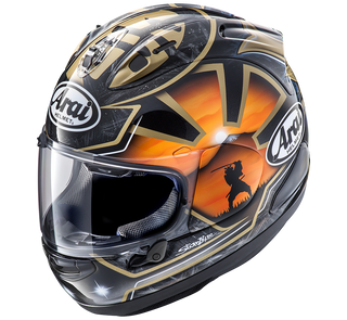 Arai RX-7V Evo (956) Pedrosa Spirit Helmet - Gold