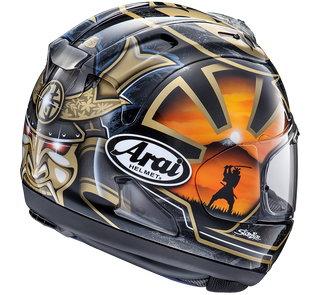 Arai RX-7V Evo (956) Pedrosa Spirit Helmet - Gold