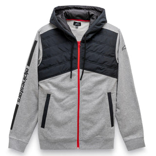 Alpinestars Alltime Hybrid Hooded Fleece Jacket - Heather Grey Black