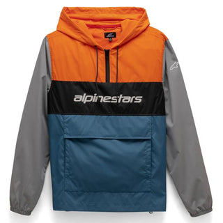 Alpinestars Verso Anorak Motorcycle Jacket - Orange/Blue