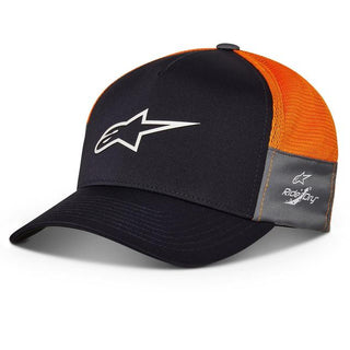 Alpinestars Foremost Tech Motorcycle Hat - Navy/Orange