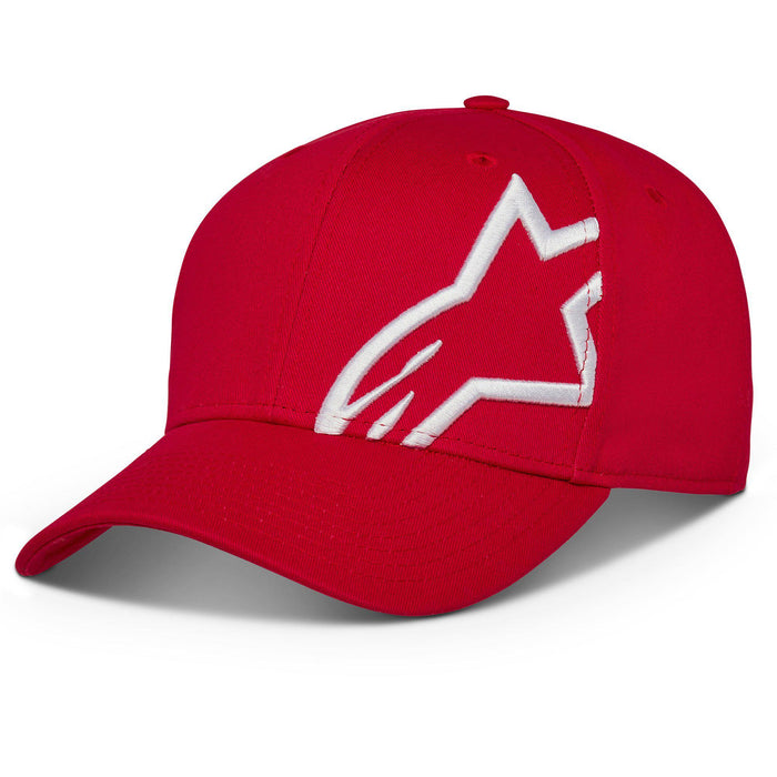 Alpinestars Corp Snap 2 Motorcycle Hat- Red/White