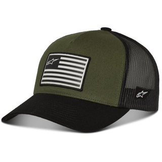 Alpinestars Flag Snapback Hat - Military/Black