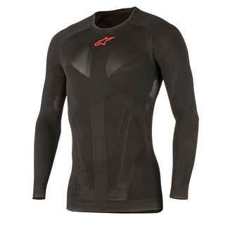 Alpinestars Tech Summer Long Sleeve Top Undershirt - Black/Red