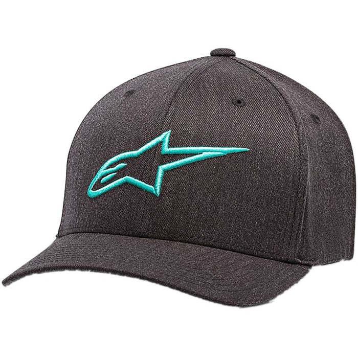 Alpinestars Ageless Curve Youth Hat - Charcoal Heather Turquoise