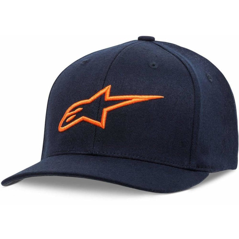 Alpinestars Ageless Curve Hat - Navy/Orange