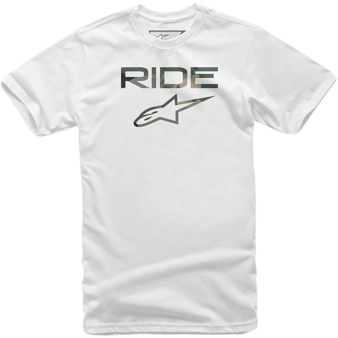 Alpinestars Ride 2.0 Camo Motorcycle Tee - White