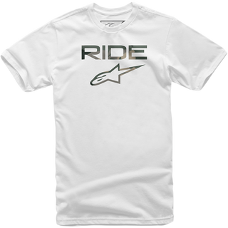Alpinestars Ride 2.0 Camo Motorcycle Tee - White