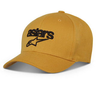 Alpinestars Heritage Blaze Motorcycle Hat - Mustard Black