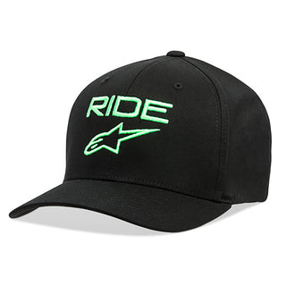 Alpinestars Ride 2.0 Motorcycle Hat - Black/Green