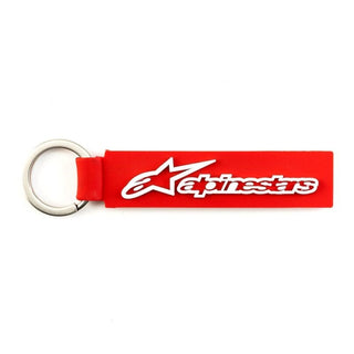 Alpinestars Horizontal Key Fob Key Chain - Red