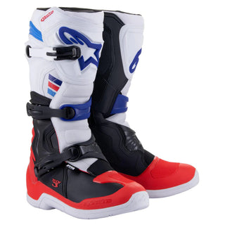 Alpinestars Tech 3 Boots - White Brightred Darkblue