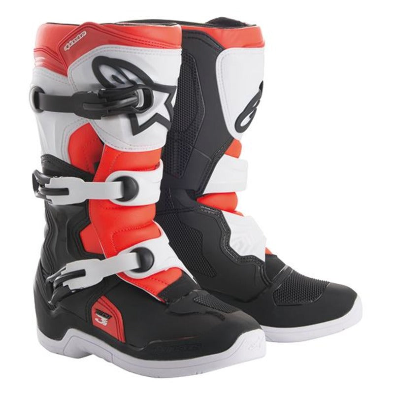 Alpinestars Tech 3 V2 Youth MX Boots - Black/White/Red
