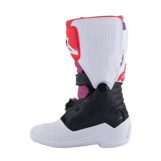 Alpinestars Tech 7S Youth MX Boots - Black/White/Rainbow