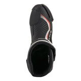 Alpinestars SMX Plus v2 Motorcycle Boots - Black/Fluro Red/White