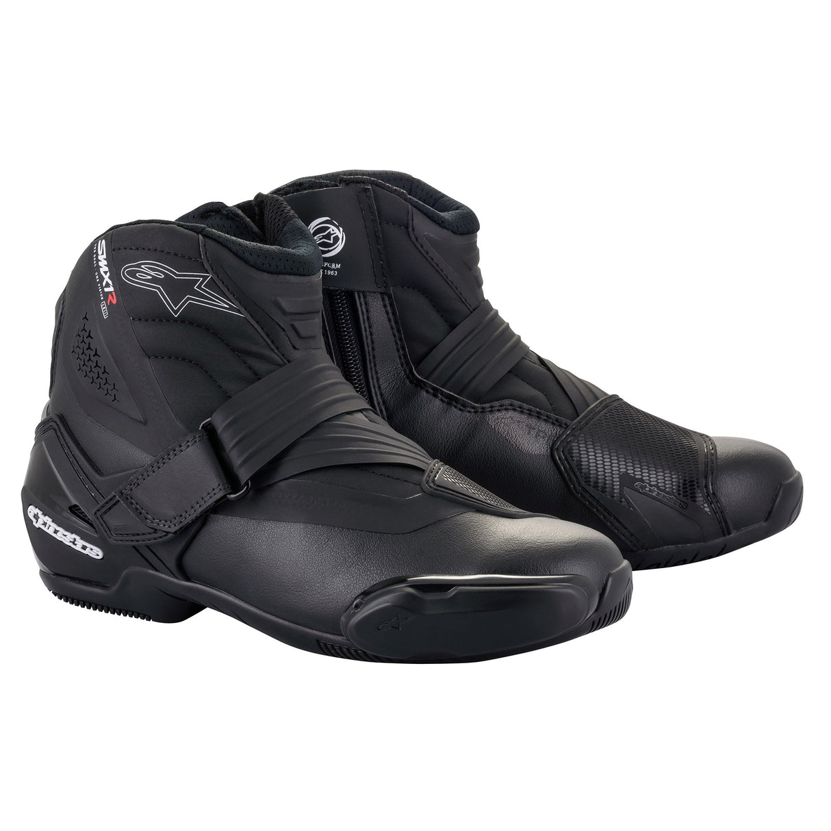 Alpinestars SMX 1 R V2 Motorcycle Ride Shoe - Black