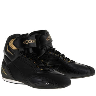 Alpinestars Womens Faster 2 Ride Shoe - Black/Gold - MotoHeaven